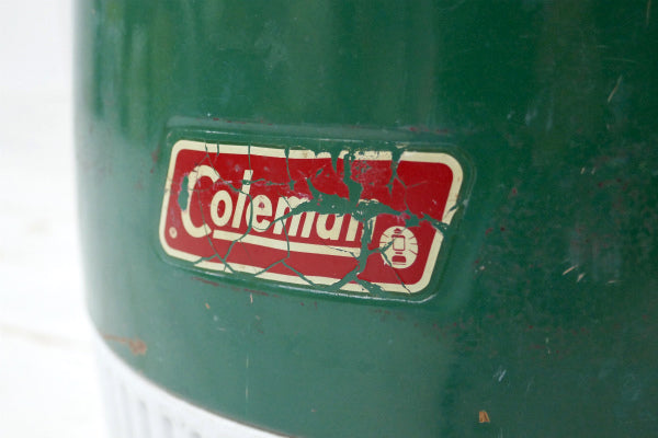 Coleman ロゴ 1984・コールマン・ビンテージ・ウォータージャグ・グリーン・キャンプ USA