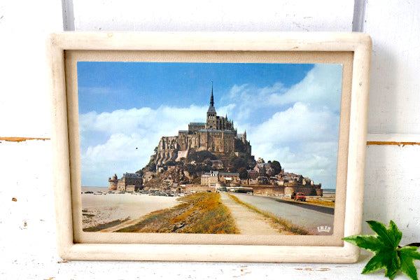 モンサンミッシェル フランス 修道院 ヴィンテージ・ポストカード ハガキ・絵葉書・印刷物