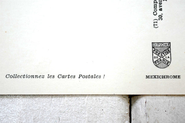 モンサンミッシェル フランス 修道院 ヴィンテージ・ポストカード ハガキ・絵葉書・印刷物