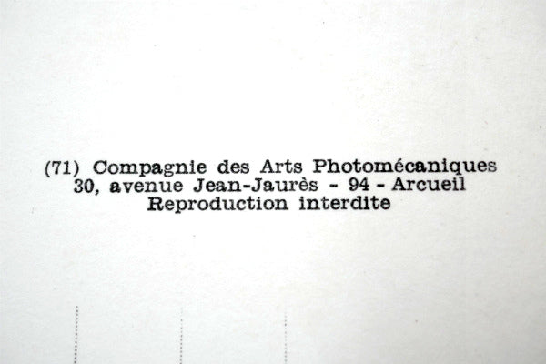 モンサンミッシェル フランス 修道院 ヴィンテージ・ポストカード ハガキ・絵葉書・印刷物