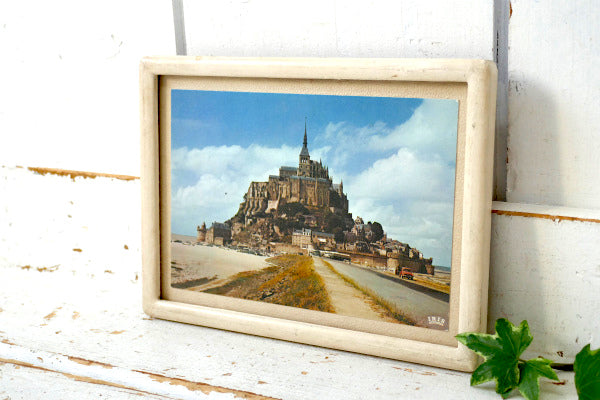 モンサンミッシェル フランス 修道院 ヴィンテージ・ポストカード ハガキ・絵葉書・印刷物