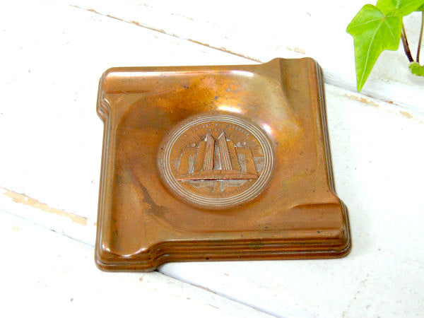 クライスラー モータース ダッジ シカゴ万国博覧会 記念品 アールデコ 1933年 ヴィンテージ アシュトレイ 灰皿 USA