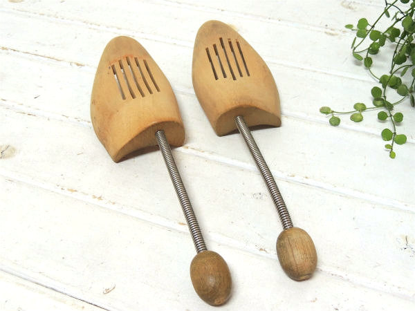 Nevco 西ドイツ製 10-11サイズ WEST GERMANY ヴィンテージ 雑貨 木製 シューキーパー シューツリー 靴