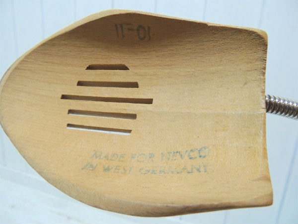 Nevco 西ドイツ製 10-11サイズ WEST GERMANY ヴィンテージ 雑貨 木製 シューキーパー シューツリー 靴