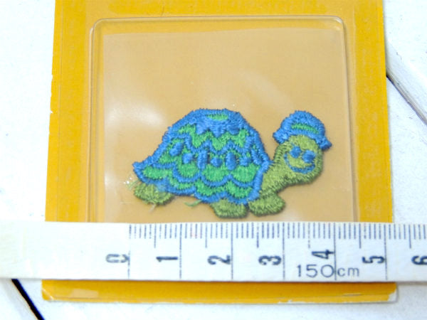 ホールマーク・1970s・亀・スマイル・笑顔・デッドストック・ヴィンテージ・ワッペン・刺繍・USA