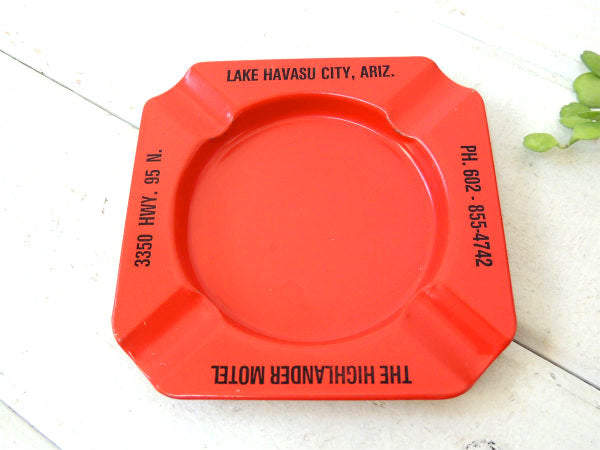 【USAモーテル/MOTEL/アリゾナ州】ティン製・アドバタイジング・ビンテージ・灰皿