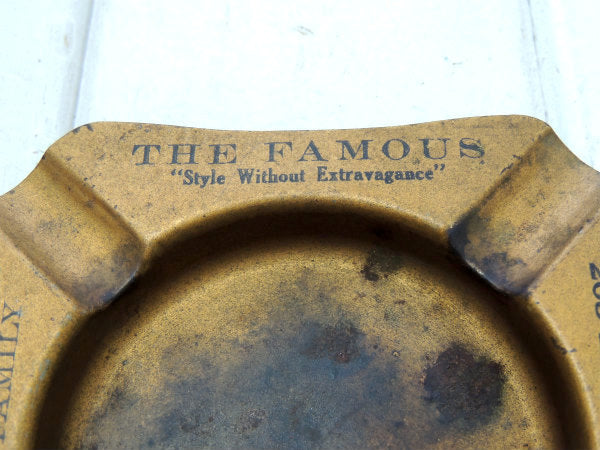 【MEXIA・TEXAS】1950~60年代頃・ゴールド×ブラック・ティン製・ヴィンテージ・灰皿