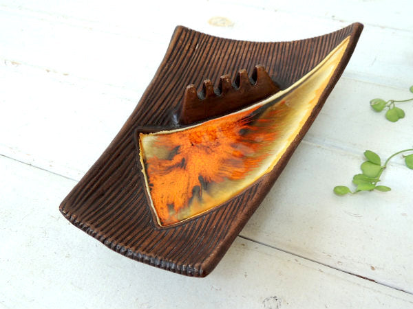 【ミッドセンチュリー・USA・陶器製・50’s~】ヴィンテージ・灰皿・アシュトレイ