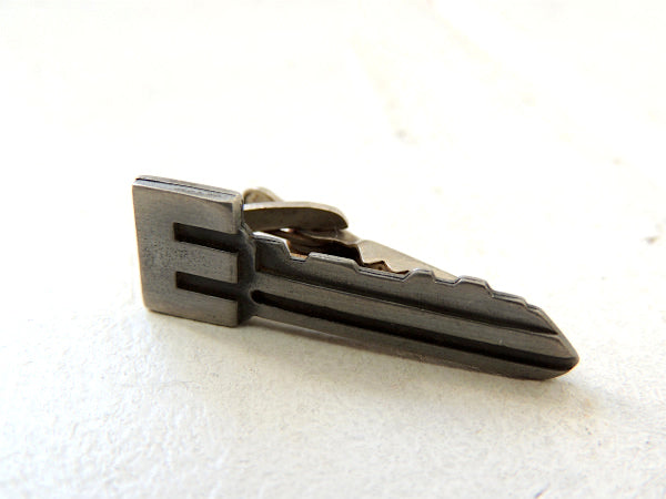 【モダンデザイン・Gra-Wun】ジュエリーデザイナー・ヴィンテージ・鍵モチーフ・タイピン・銀細工