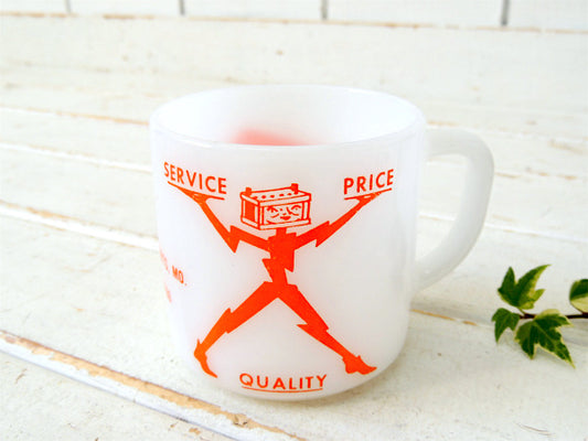 フェデラル FEDERAL 自動車 バッテリー・キャラクター・ビンテージ・マグカップ・アドマグ・食器