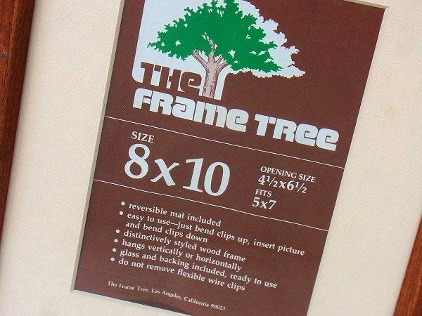 【The Frame Tree】デッドストック・ヴィンテージ・木製フレーム/額縁/フォトフレーム
