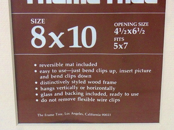 【The Frame Tree】デッドストック・ヴィンテージ・木製フレーム/額縁/フォトフレーム