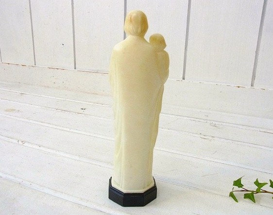 【聖ヨセフ&ジーザス像】ヴィンテージ・キリスト・教会・USA・オブジェ・置物