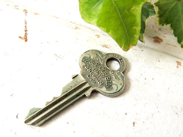 【P&F CORBIN・Key・2322039】古鍵・USA・アンティーク・キー・英数字