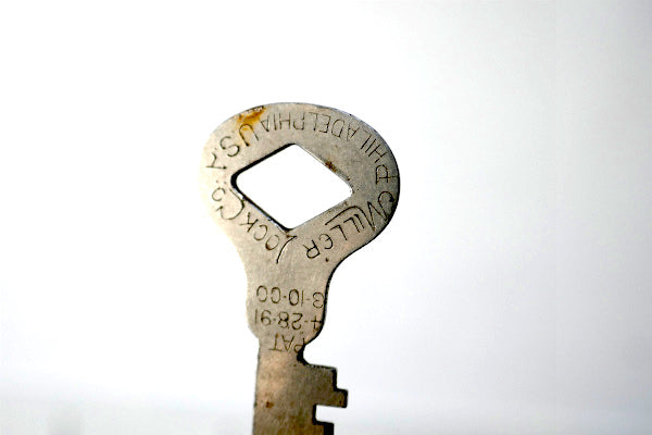 MILLER LOCK ミラーロック フィラデルフィア・アンティーク オールド KEY 鍵 USA
