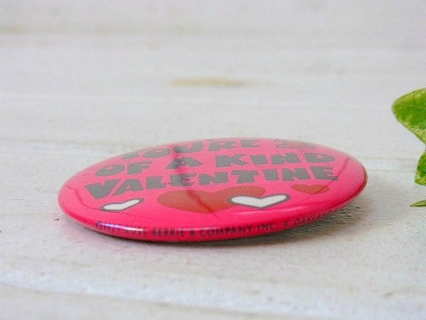 【1979y・バレンタイン・きみは特別な恋人だよ】ビンテージ・缶バッジ