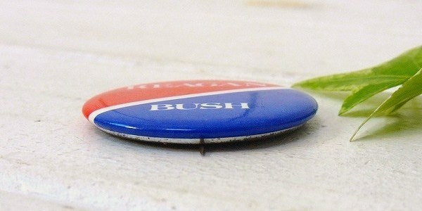 【REAGAN/BUSH 大統領選挙】ヴィンテージ・缶バッジ・USA・古着&ファッションアイテム