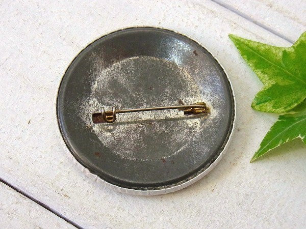 【キューピー&星条旗】1976's  ヴィンテージ・缶バッジ・USA