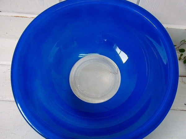 PYREX/パイレックス　ブルー&水色のガラス製・ミキシングボウル・2個セット　USA