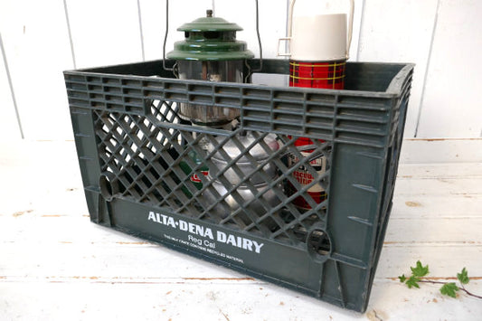 ALTA DENA デイリー ビッグサイズ US ビンテージ・ミルクボトルケース・コンテナ USA
