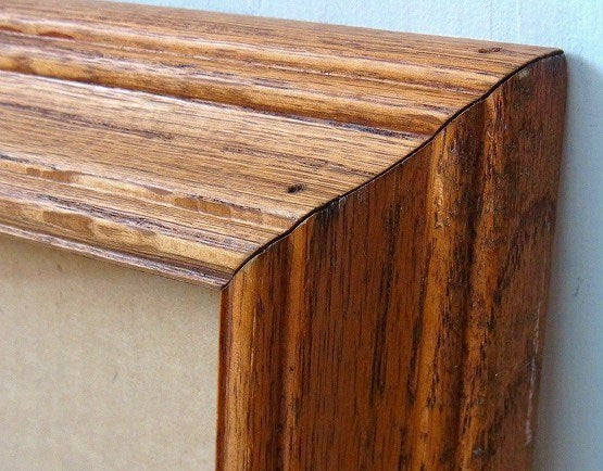 ヴィンテージ・木製フレーム/額縁/フォトフレーム/無垢材　USA