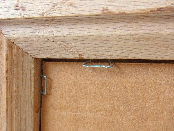 ヴィンテージ・木製フレーム/額縁/フォトフレーム/無垢材　USA