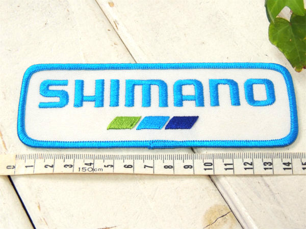 【デッドストック】シマノ・SHIMANO・釣り具メーカー・フィッシング・ヴィンテージ・ワッペン・刺繍