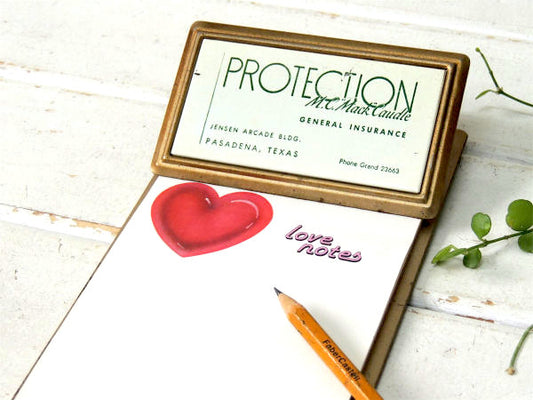 【INSURANCE・テキサス州】アドバタイジング・ヴィンテージ・バインダー・クリップボード