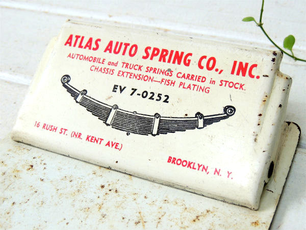 ブルックリン・NY ATLAS AUTO SPRING・ヴィンテージ・クリップボード・バインダー