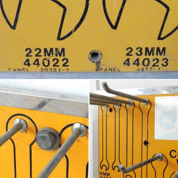 USA コンビネーションレンチ・ヴィンテージ・壁掛けボード・ツールホルダー・工具収納・ガレージ