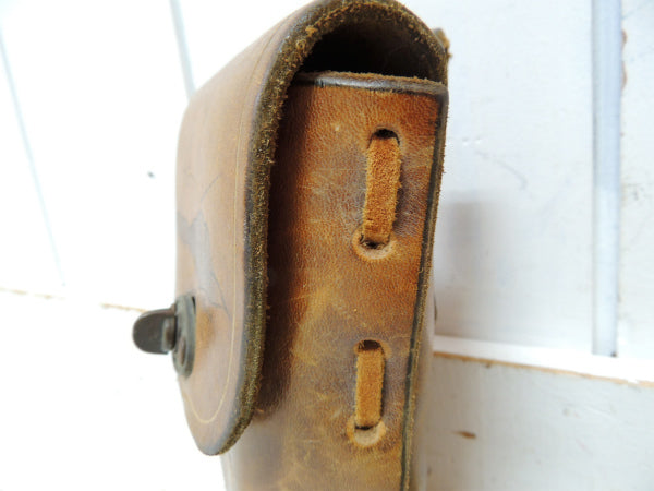 【サンライズ柄・革・70's】ヴィンテージ・ベルトポーチ・ウエストポーチ・バッグ・バイカー