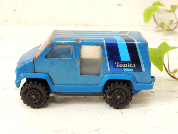 1978y・Tonka・トンカ・アメ車・ヴィンテージ・ミニカー・ゴツゴツタイヤ バンライフ