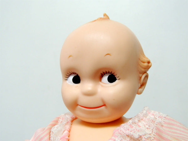 【キューピー】カメオ社・ハードタイプ・ヴィンテージ・ラバードール/人形スタンド付き USA・洋服