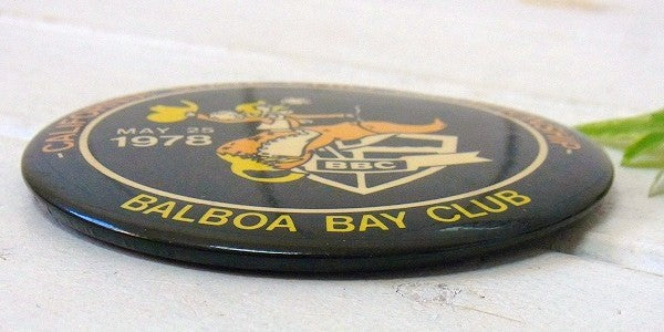 【1978y/CA/CHILI/CHAMPIONSHIP】大きな・ビンテージ・缶バッジ・USA