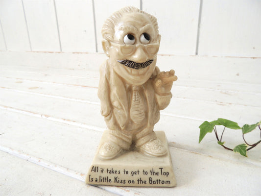 葉巻を持ったおじさん・70’s・ヴィンテージ・メッセージドール/人形 USA