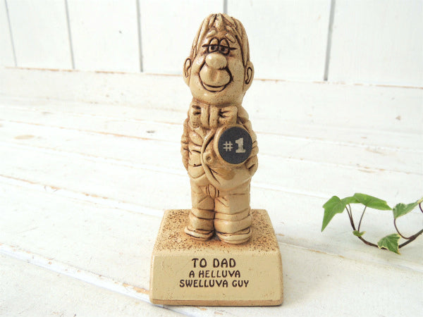 【TO DAD A HELLUVA SWELLUVA GUY】ヴィンテージ・メッセージドール/人形