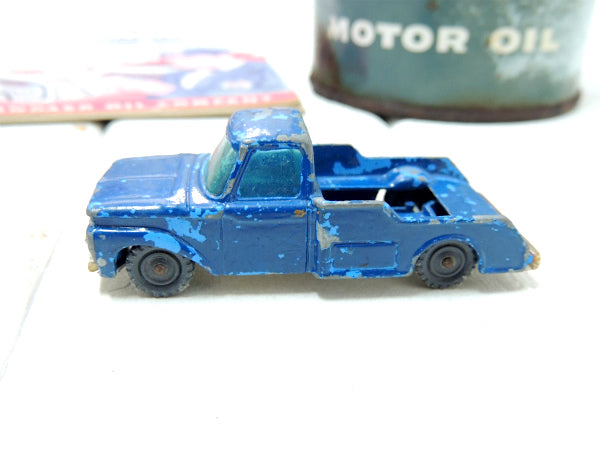 【フォードトラック・F350・ブルー】イギリス製・ハスキー・ヴィンテージ・ミニカー