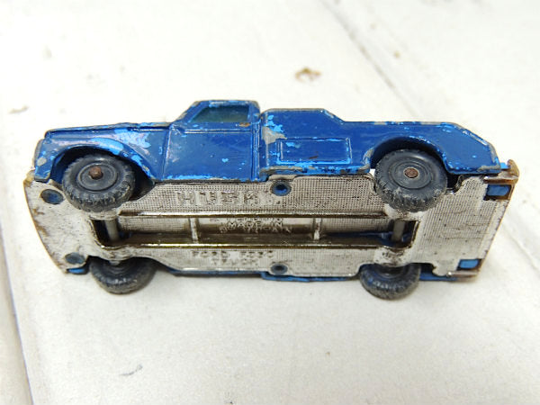 【フォードトラック・F350・ブルー】イギリス製・ハスキー・ヴィンテージ・ミニカー