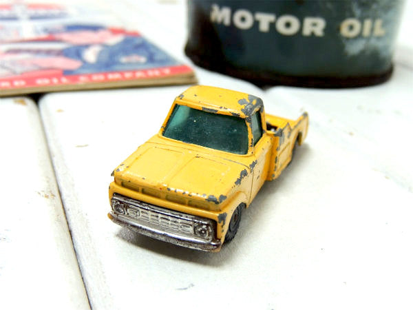 【フォード・キャンパー・CAMPER・イエロー】イギリス製・ハスキー・ヴィンテージ・ミニカー