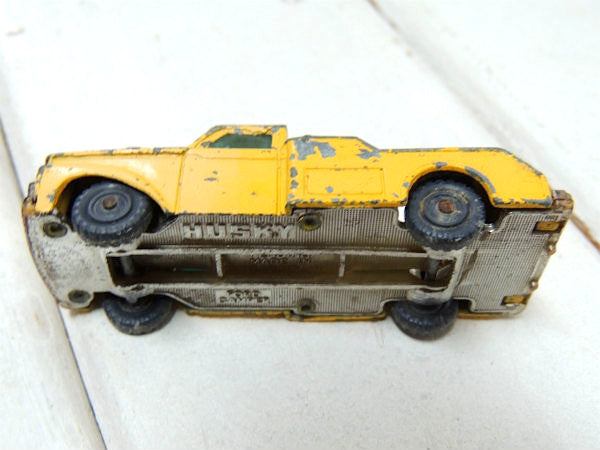 【フォード・キャンパー・CAMPER・イエロー】イギリス製・ハスキー・ヴィンテージ・ミニカー