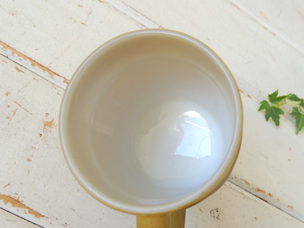 【Fire King】ファイヤーキング・オリーブグリーン・カーキ・緑・バレルマグ・レンジャーマグ