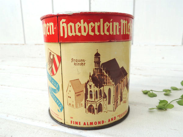 ドイツ製・ニュルンベルク・伝統菓子レープクーヘン・アンティーク・ティン缶/菓子缶