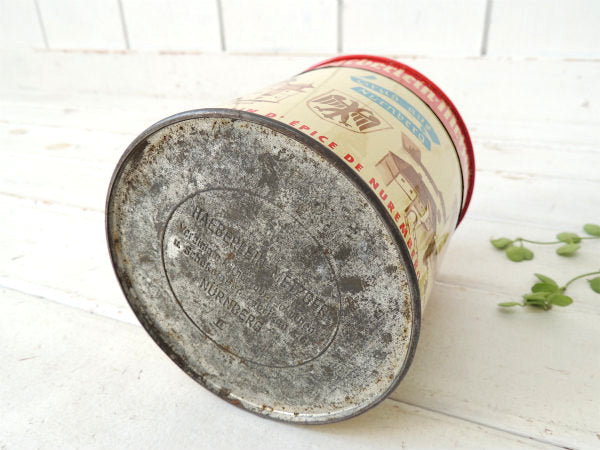 ドイツ製・ニュルンベルク・伝統菓子レープクーヘン・アンティーク・ティン缶/菓子缶