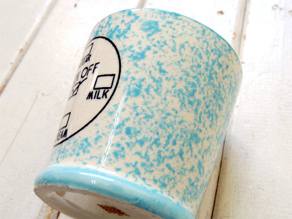 【COFFEE BREAK】セラミック製・ドリンクID付き・ヴィンテージ・マグカップ・里帰り品