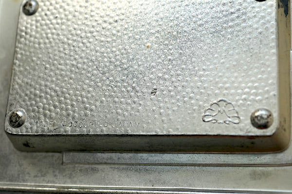 1947-1952 アールデコ メタル ビンテージ 灰皿 アシュトレイ 小物 里帰り品 JAPAN