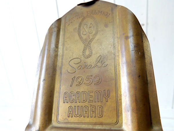 【ACADEMY AWARD】1959年・真鍮製・ヴィンテージ・ブックエンド・ブックスタンド USA
