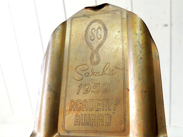 【ACADEMY AWARD】1959年・真鍮製・ヴィンテージ・ブックエンド・ブックスタンド USA