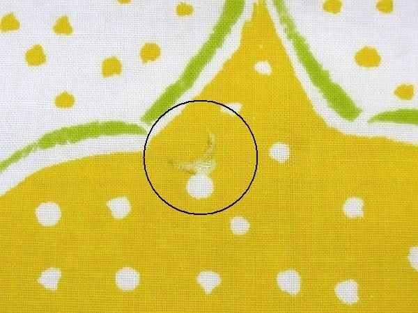 花柄&リボン柄・ヴィンテージ・ユーズドシーツ(フラットタイプ)USA