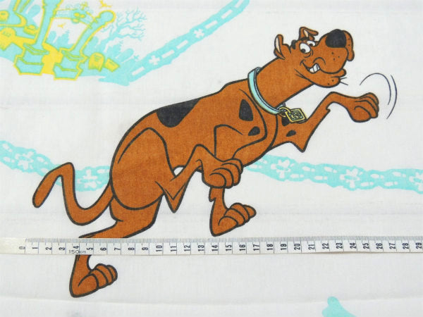 【スクービードゥー&ボロピン】人気アニメ・ユーズドシーツ・キャラクター生地(フラットタイプ)