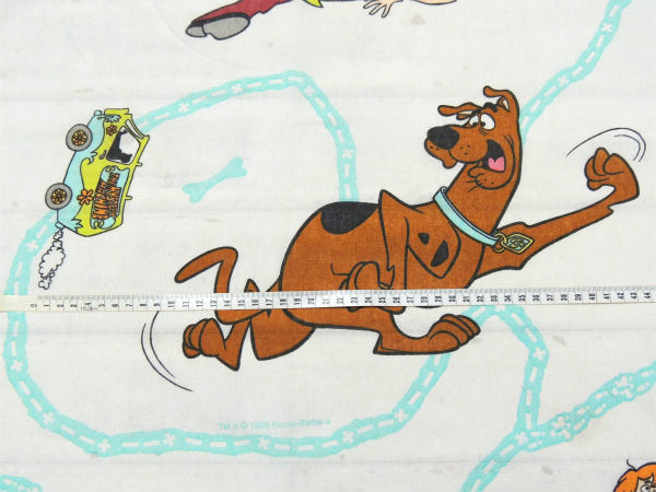 【スクービードゥー&ボロピン】人気アニメ・ユーズドシーツ・キャラクター生地(フラットタイプ)